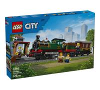 LEGO City 60511 Le Train à Vapeur Rétro - Jouet Garçon ou Fille dès 7 ans - Maquette STEM