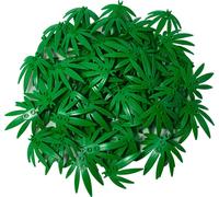 LEGO® 6x5 Feuilles de palmier Feuilles de plante Feuille d'épée avec clip Vert - 10884 NOUVEAU ! Quantité 10x