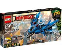 Lego 70614 NinjaGo Film Jay's Lightning Jet Anime 876 Pièces Jouet En Plastique