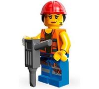 Lego 71004 Minifigurine Série The Lego Movie 1 - N°9 - Gail l'ouvrière (1 sachet ENTRE-OUVERT) G