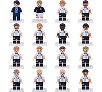Lego 71014 Lot de 16 figurines de football DFB Die Mannschaft 2016 - Jeu complet de figurines Lego avec 16 figurines différentes de l'équipe nationale allemande de football - Idéal pour les