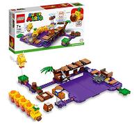 LEGO 71383 Super Mario Ensemble d’Extension Le Marais empoisonné de Wiggler, Jeu modulable à Collectionner avec Goomba et Koopa Paratroopa