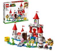 LEGO 71408 Super Mario Ensemble d’Extension Le Château de Peach, Jouet Château Fort, Figurine Bowser, Toadette, Enfant 8 Ans