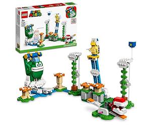 LEGO 71409 Super Mario Ensemble d’Extension Le Défi du Maxi-Spike sur Un Nuage, Jeu de Construction, pour Figurine Interactive, Jouet Enfant 8 Ans, Cadeau