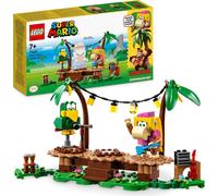 LEGO 71421 Super Mario Dixie Kong Jungle Jam - Set d'extension avec les figurines Dixie Kong et Sqwaks le perroquet, jouet à combiner avec le set de départ