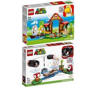 Lego 71422 Ensemble d'extension Pique-nique à Mario et 71366 Kit d'extension géant Ball Willis