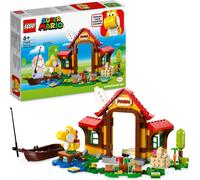 LEGO 71422 Super Mario Pique-nique chez Mario - Set d'extension, jouet avec figurine jaune de Yoshi à combiner avec un set de démarrage, cadeau pour enfants, garçons et filles à partir de 6 ans