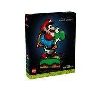 LEGO Super Mario World : Mario & Yoshi - Puzzle 3D pour adultes, à partir de 18 ans - Idée cadeau d'anniversaire - Bricolage pour les fans de Nintendo Game - Affichage à la maison ou au bureau - 71438