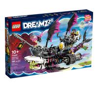 LEGO DREAMZzz Nachtmerrie haaienschip, Speelgoed Piratenschip met 2 Bouwopties, Bouwpakket voor Kinderen met Mateo, Izzie, Nova & Nachtmerriekoning Fuguren, Cadeau voor Jongens en Meisjes 71469