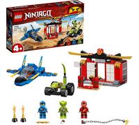 LEGO 71703 NINJAGO Legacy 4+ Jeu de force avec le jet du tonnerre, Maître du Spinjitzu Jouets pour enfants