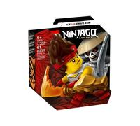 NINJAGO 71730 Kai contre Skulkin Jeu ninja, jeu de bataille épique comprenant une plateforme de combat tournante - Lego