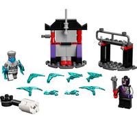 LEGO 71731 NINJAGO Battle Set : Zane vs. Nindroid robot guerrier avec gyroscope d'action