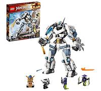 LEGO® NINJAGO 71738 Le Robot de Combat Titan de Zane, Jouet de Construction Ninja, Figurines