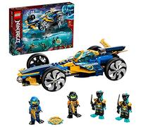 LEGO® 71752 NINJAGO® Le bolide ninja sous-marin Set de Construction, Sous-marin et Voiture avec Mini Figurines de Cole et Jay