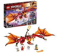 LEGO 71753 Ninjago L’Attaque du Dragon de feu avec Mini Figurines Kai, Zane et NYA - Jouet Enfant 8 Ans