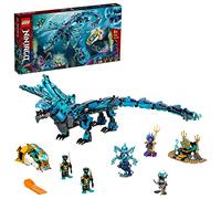 LEGO 71754 Ninjago Le Dragon de l’Eau: Jeu de Construction Ninja pour Enfants de 9 Ans et Plus, Cadeau Unique pour Fans de Ninjago, Aventure Épique avec Dragon Articulé
