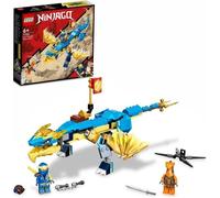 LEGO Set Ninjago 71760 L'Évolution Dragon du Tonnerre de Jay, dès 6 ans, figurine serpent, bannière