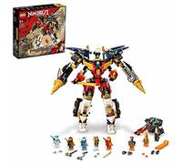LEGO 71765 Ninjago Le Robot Ultra Combo Ninja 4 en 1, Jouet Voiture, Jet, Tank et 7 Minifigures pour Enfants +9 Ans avec bannière de Mission à Collectionner
