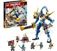 LEGO 71785 NINJAGO Titan-Mech de Jay, set de jeu ninja avec Jay, Nya et les minifigurines du guerrier squelette vert, cadeau d'anniversaire pour les enfants à partir de 9 ans