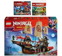Lego 71848 Lot de 3 : Le Marin du Temple, 71838 Kais Moto Course & 30650 Kais et Rapton Duel au Temple