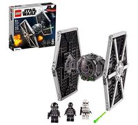 LEGO 75300 Star Wars TIE Fighter Impérial, Jouet de Construction, Vaisseau Spatial, avec Minifigurines Stormtrooper, Droïde et Pilote, Saga Skywalker, Standard