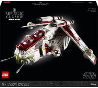 LEGO 75309 Star Wars Republic Gunship, modèle pour adultes de l'Ultimate Collector Series avec minifigures