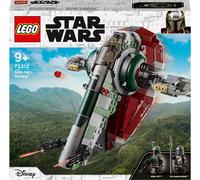 LEGO 75312 Star Wars Boba Fett Starship, jouet spatial pour enfants à partir de 9 ans, modèle de vaisseau spatial de The Mandalorian avec 2 minifigurines, cadeau pour enfants, garçon et fille