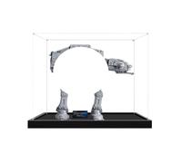 Lego 75313 Vitrine en acrylique pour machine de marche blindée - Boîte transparente anti-poussière - Vitrine uniquement compatible avec Lego 75313 (2 mm, base noire)