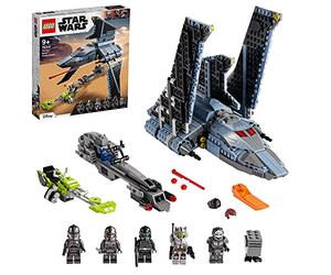 LEGO 75314 Star Wars la Navette d’Attaque du Bad Batch, Jouet pour Enfants de 9 Ans et Plus avec 5 Figurines LEGO Star Wars