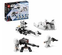 LEGO 75320 Star Wars Pack de Combat Snowtrooper, Set Collector avec 4 Figurines, Blaster et Jouet pour Enfant +6 Ans