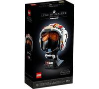 LEGO 75327 Star Wars Casque de Luke Skywalker (rouge cinq) Modèle réduit, pièce de collection et super cadeau pour adultes, kit, décoration de chambre