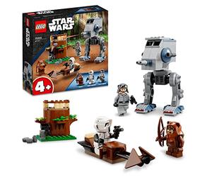 LEGO 75332 Star Wars at-St, Jeu de Construction, Marcheur, avec Minifigurines Scout Trooper, Ewok, Pistolets Blasters, Décoration Le Retour du Jedi