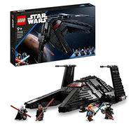 LEGO 75336 Star Wars Le Vaisseau Scythe de l’Inquisiteur: Aventure Galactique avec Vaisseau Spatial, Minifigurine Ben Kenobi, Sabres Laser, Set Obi-Wan Kenobi, Cadeau Enfants Dès 9 Ans