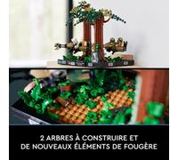 LEGO 75353 Star Wars Diorama de la Course-Poursuite en Speeder sur Endor, Maquette avec Luke Skywalker, Princesse Leia et Scout Trooper Plus Speeder Bikes, Collection Le Retour du Jedi