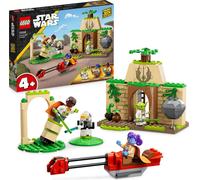 LEGO 75358 Star Wars Temple Jedi sur Tenoo, set avec minifigure Maître Yoda, sabres laser, droïde et bolide, jouet de construction pour enfants, garçons et filles, à partir de 4 ans