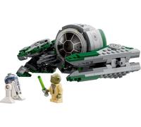 LEGO 75360 Star Wars Yodas Jedi Starfighter Jeu de construction, ensemble de véhicules Clone Wars avec mini-figurine de Maître Yoda, sabre laser et figurine de droïde R2-D2