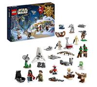 LEGO 75366 Star Wars Le Calendrier de l’Avent 2023, avec 24 Cadeaux de Nöel dont 9 Personnages, 10 Jouets de Véhicules et 5 Mini-Modèles Emblématiques, Cadeau de Noël pour Enfants et Fans