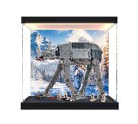 Lego 75454 Vitrine en acrylique pour machine de marche blindée Boîte transparente anti-poussière - Seule vitrine compatible avec Lego 75454 (avec lumières 2)