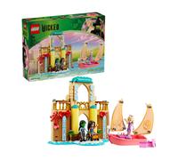 LEGO Wicked Glinda, Elphaba & Nessarose à l’Université de Shiz - Set avec Un Voilier et 3 Mini-poupées - Cadeau Enfants