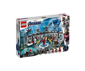 LEGO 76125 Marvel Super Heroes La Salle des armures d’Iron Man, Laboratoire modulaire avec 6 Figurines de l'univers Marvel, Ensemble de Jeu