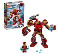 LEGO 76140 Marvel Super Heroes Le Robot d’Iron Man, Figurine de Combat pour Enfants de 6 Ans et Plus