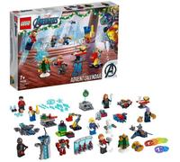 LEGO® 76196 Marvel Le Calendrier de l’Avent des Avengers, Jouet Enfants 7 ans, avec Spider-Man et Iron Man, Cadeau Noël