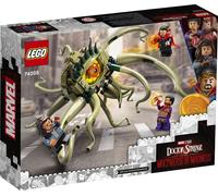 LEGO 76205 Marvel Duel avec Gargantos, Monstre-pieuvre avec tentacules mobiles et mini-figurine du Dr Strange, jouet pour enfants de 8 ans et plus