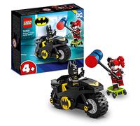 LEGO 76220 DC Batman Batman vs. Harley Quinn, Figurines et Jouet de Moto, avec Accessoire Batarang, Jouet Enfants, Garçons et Filles 4 Ans et Plus