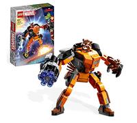 LEGO 76243 Marvel Lâ€™Armure Robot De Rocket, Figurine Gardiens De La Galaxie, Jouet Raton Laveur, Avengers, Idée De Cadeau Ã€ Collectionner pour Enfants