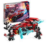 LEGO 76244 Marvel Miles Morales vs. Morbius, Jouet de Construction Spider-Man, avec Voiture de Course, Spidey et Ses Amis Extraordinaires, Enfants 7 Ans