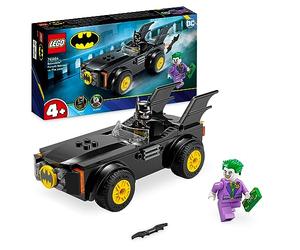 LEGO 76264 DC La Poursuite du Joker en Batmobile, Jouet de Voiture, avec Brique de Démarrage Super-Héros et 2 Minifigurines, pour Enfants, Garçons, Filles Dès 4 Ans, Construction Rapide et Amusante