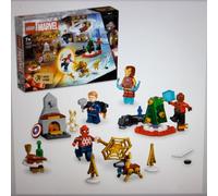 LEGO 76267 Calendrier de l'Avent Marvel Avengers 2023, calendrier de Noël avec 24 cadeaux dont Captain America, Spider-Man, Iron Man et d'autres mini-figurines de super-héros, cadeau de Noël et de l'A