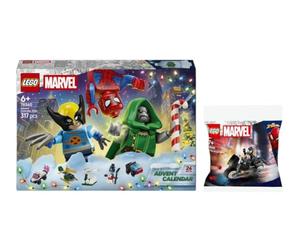 LEGO 76340 LEGO Marvel Calendrier de l'Avent 2026 & 30679 Moto Venoms