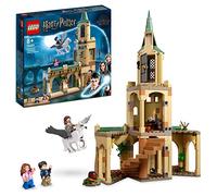 LEGO 76401 Harry Potter La Cour de Poudlard: Sauvetage Épique de Sirius, Jeu de Construction avec Figurine d'Hippogriffe, Jouet de Château Fort, Balai, Enfants